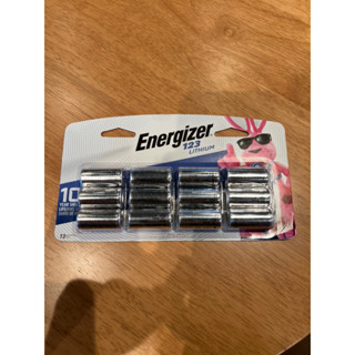 Energizer Lithium 123 (CR123), 12 Batteries, Best Before 12/2030 - 12/2032 (New)