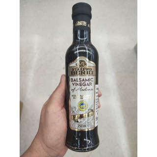 Filippo Berio Balsamic vinegar Of Modena 250 ml.น้ำส้มชูหมัก สำหรับปรุงอาหาร 250มล.