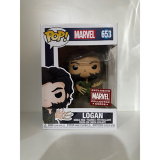 Funko Pop Logan X Men Marvel Collectors Crops Exclusive 653