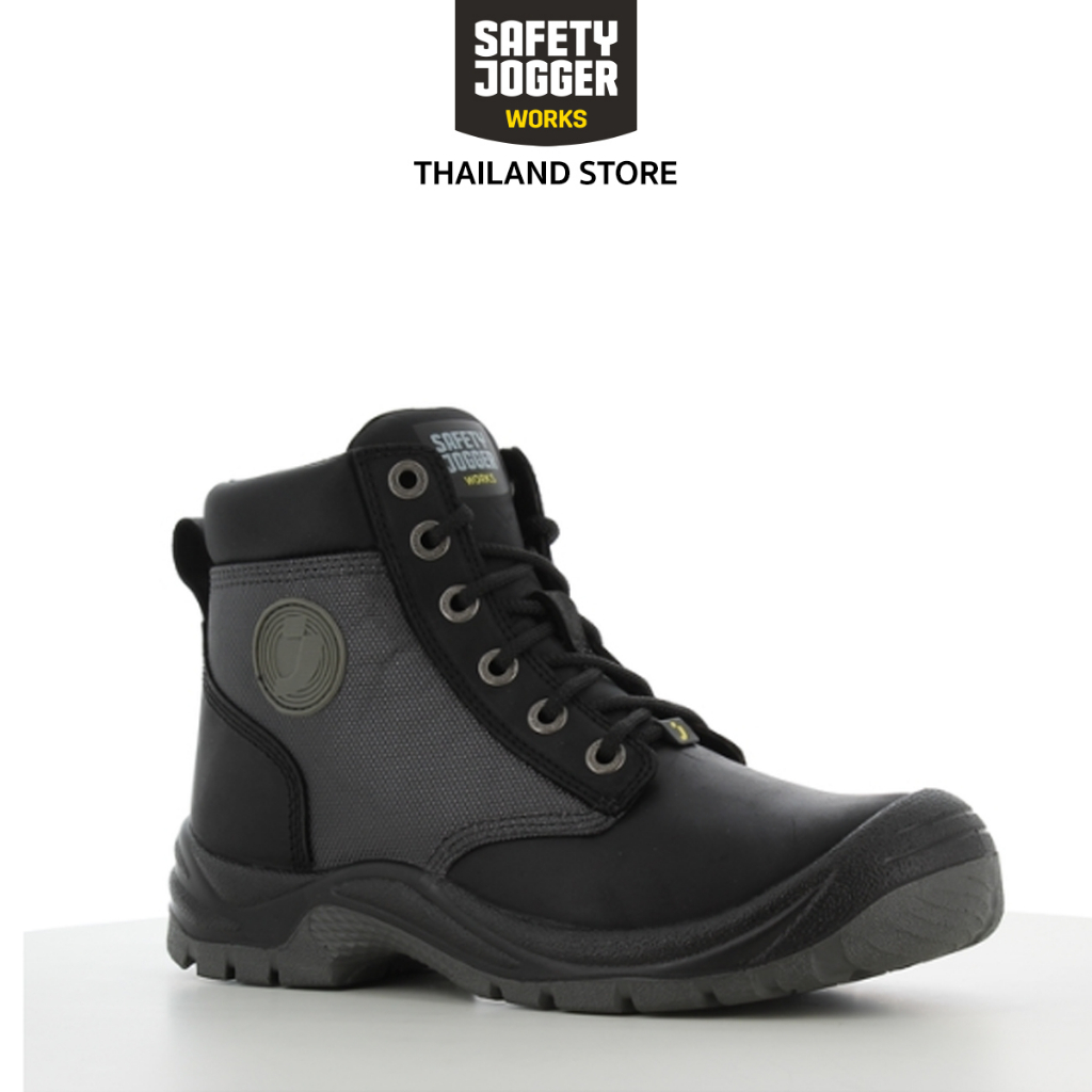 [ ลิขสิทธิ์แท้พร้อมส่ง ] Safety Jogger รุ่น DAKAR S3 รองเท้าเซฟตี้หัวเหล็ก พื้นเหล็ก มี 2 สี สีน้ำตาล , สีดำ