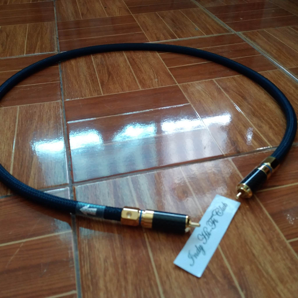 สายสัญญาณDigital Coaxial 75 Ohm Canare L-6CHD (MADE IN JAPAN)แบบ 1 เส้นสำหรับสัญญาณDigital  เท่านั้น
