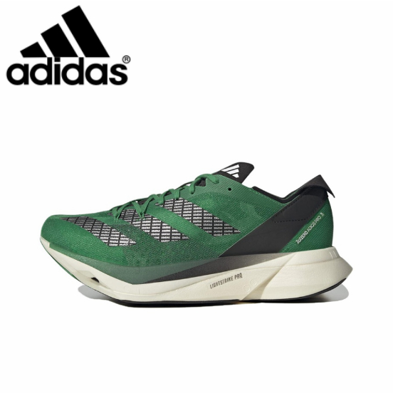 ของแท้ 100 % adidas Adizero Adios Pro 3 Green and black Running shoes style
