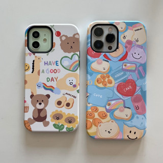 have a good day &amp; cake lover case2in1 2ชั้น ลายน่ารักๆ 2ลายขายดีมากๆๆ ลงในshopee แล้วน๊า 🧸☁️🍮🍞🥞