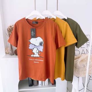 Apple T-shirt เสื้อยืดน่ารักลายน้องนุ้ปปี้ มีเก็บปลายทาง