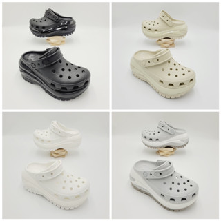 พร้อมส่ง !!! รองเท้าลำลองแฟชั่น สไตล์ Crocs Classic Mega Crush Clog (Unisex)