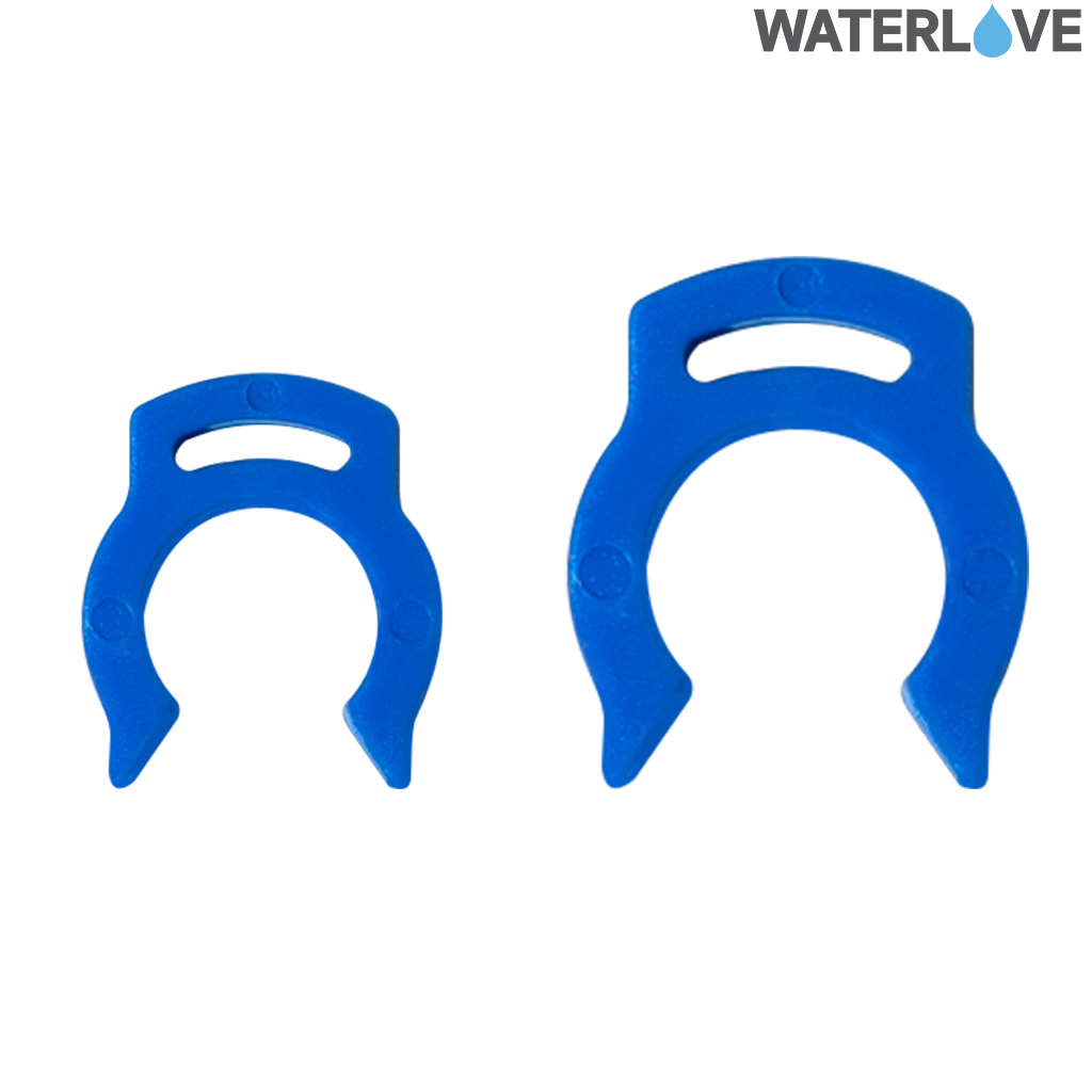 คลิปข้อต่อ ขนาด 2 หุน 1/4" และ 3 หุน 3/8" คลิปสำหรับข้อต่อเครื่องกรองน้ำ เครื่องพ่นหมอก คลิปล็อคข้อต่อ