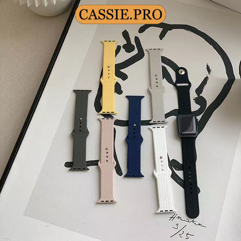 สายนาฬิกาซิลิโคนสำหรับ iwatch series 11 10 9 87 6 SE 5 4 3 2 1 ปรับง่าย 49mm 45mm 44mm 42mm 41mm 40mm.38mm46mm