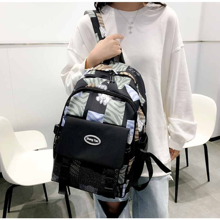 ใหม่ MR.LUGGAGE กระเป๋าเป้สะพายหลัง กระเป๋านักเรียน สไตล์เกาหลี ใสๆน่ารัก กระเป๋าเป้โดย มิสเตอร์ลักเ