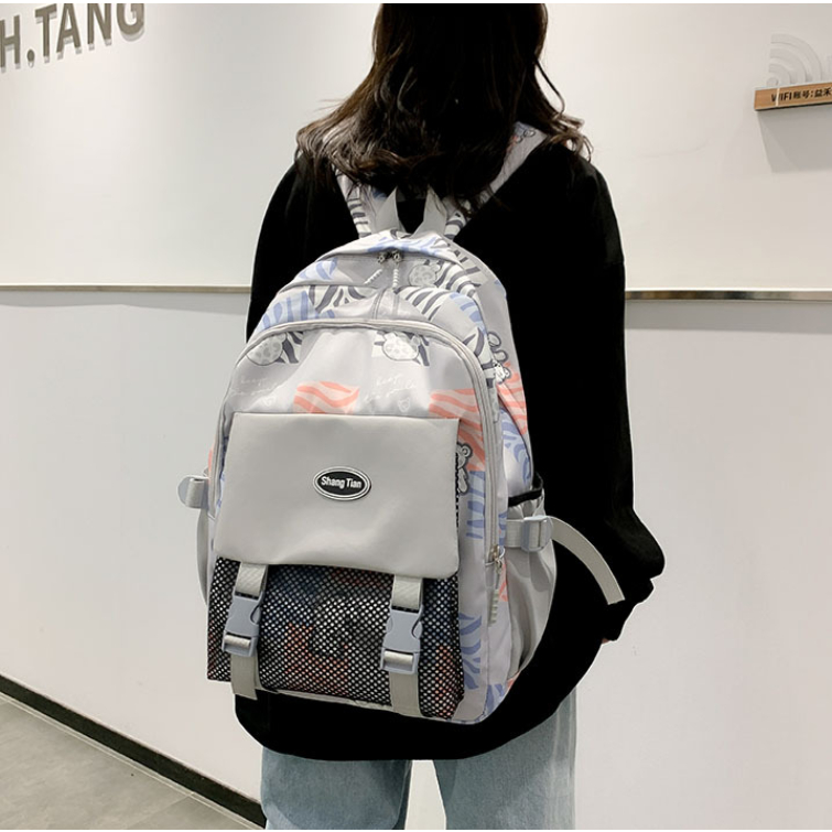 ใหม่ MR.LUGGAGE กระเป๋าเป้สะพายหลัง กระเป๋านักเรียน สไตล์เกาหลี ใสๆน่ารัก กระเป๋าเป้โดย มิสเตอร์ลักเ