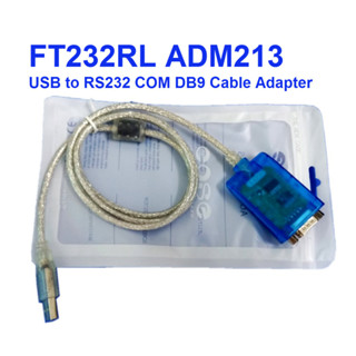 FT232RL ADM213 USB to RS232 COM Port Serial 9 pin DB9 Cable Adapter