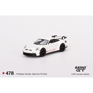 MINI GT 1/64 No.478 Porsche 911 (992) GT3 White RHD MGT00478-R