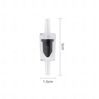 Check valve กันย้อน เช็ควาล์ว กันย้อนแบบพลาสติก ใช้สำหรับกันน้ำย้อนเข้ามาในสายเหมาะใช้กับปั้มลม ปั้มอ๊อกซิเจน คาร์บอนยีส