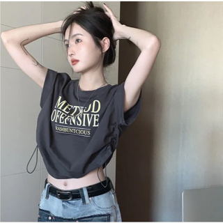 2TOYOUNG  เสื้อครอป เสื้อผู้หญิงแฟชั่น sexy crop ทันสมัย สบาย Comfortable ทันสมัย A29J0WH 36Z230909