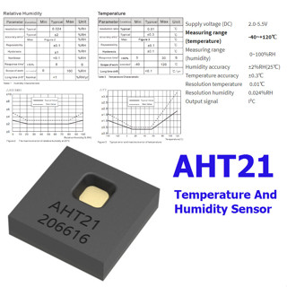 AHT21: The New Generation of Industrial Grade Temperature And Humidity Sensor RH+-3% I2C (2.0-5V)