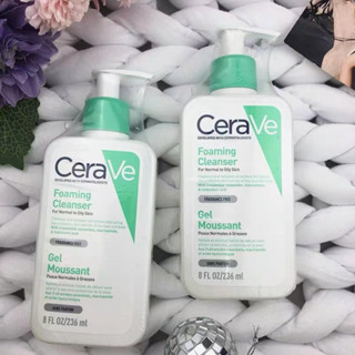 CeraVe Moisturising Lotion 236mlเซราวี เฟเชียล แอนด์ บอดี้ มอยส์เจอร์ไรซิ่ง โลชั่น/cerave lotion/CeraVe Foaming cleanser