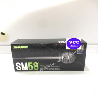 SHURE SM58 ไมค์สาย ไมโครโฟน Wired Microphone SM58 ไมโครโฟนที่มีทิศทางการรับเสียงแบบ cardioid เป็นไมโครโฟนระดับตํานาน