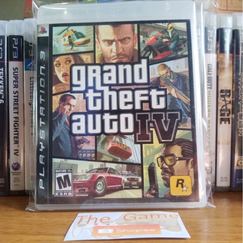 (PS3)​ เเผ่น​เกมส์​  PS3​ GTA IV Grand Theft Auto IV​ GTA4  ZONE​ ​1​US​ โซนที่ดีที่สุด​ (English)​