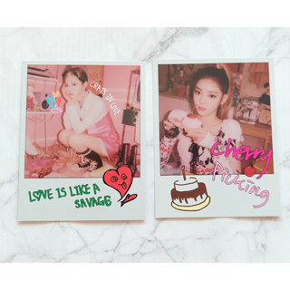 การ์ด โพลารอยด์ ของแท้ จาก CD อัลบั้ม  ITZY - CRAZY IN LOVE Album ของแท้ พร้อมส่ง Kpop Polaroid Card