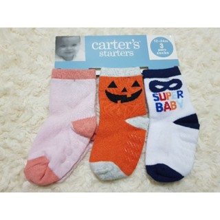 carters ถุงเท้าเด็กไซซ์ 12-24 M  มีกันลื่น มือ 1