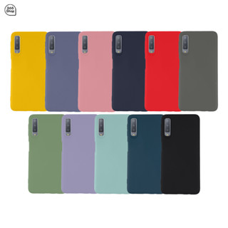 เคส Samsung Galaxy A7 2018 SM-A750FN/DS เคสซิลิโคนนิ่ม กันกล้อง สีพาสเทล TPU หนา ซัมซุง เอ7 2018