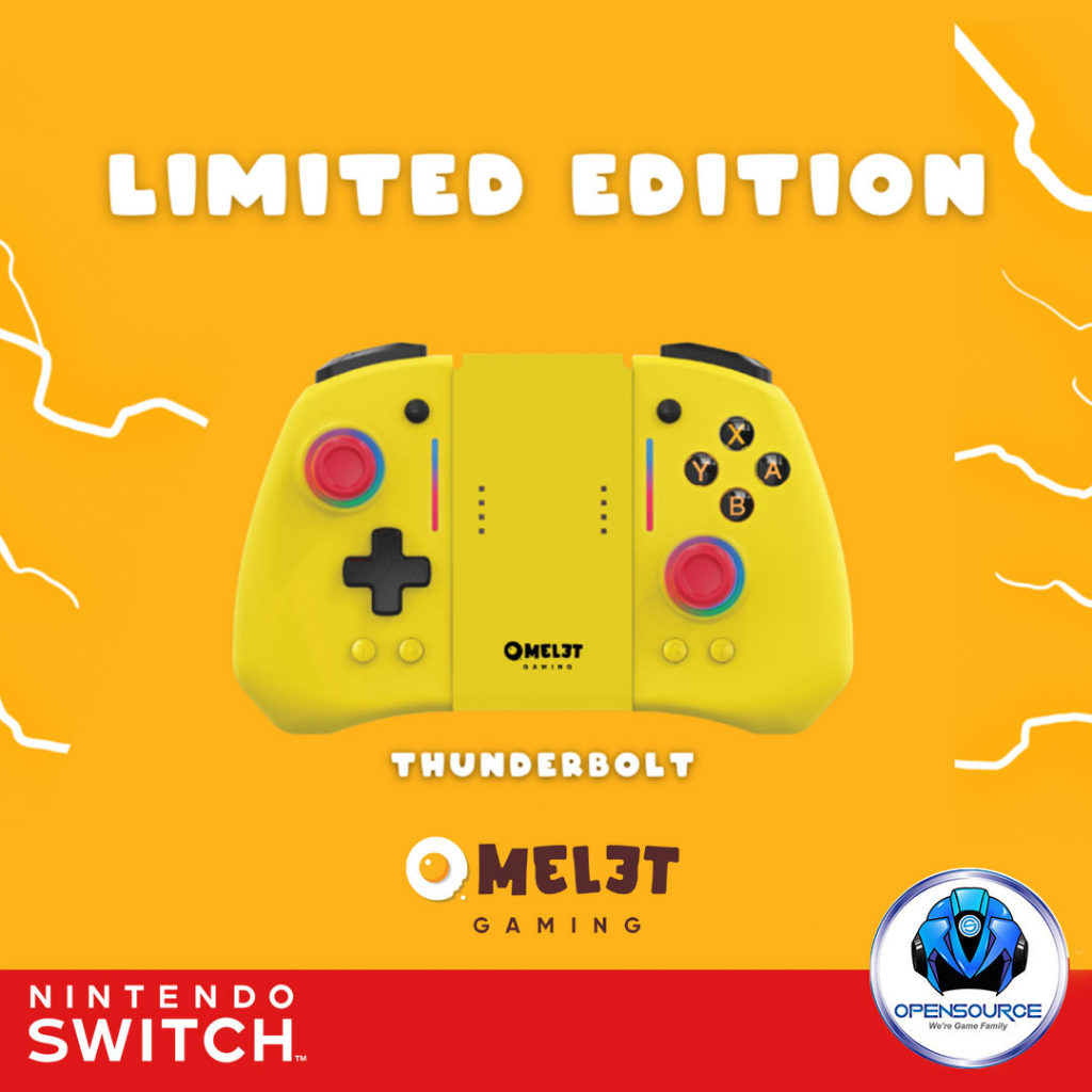 [ใส่แล้วจับได้มั่นแน่นอน-พร้อมส่ง]Nintendo: OMELET Gaming for Nitnendo Switch - Pro+ Joy-Pad Controller (Original)