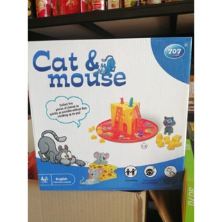 Cat &amp; Mouse เกมส์บอร์ด เสริมพัฒนาการ เกมส์ แมวไล่จับหนู ของเล่นเด็กเสริมพัฒนาการ