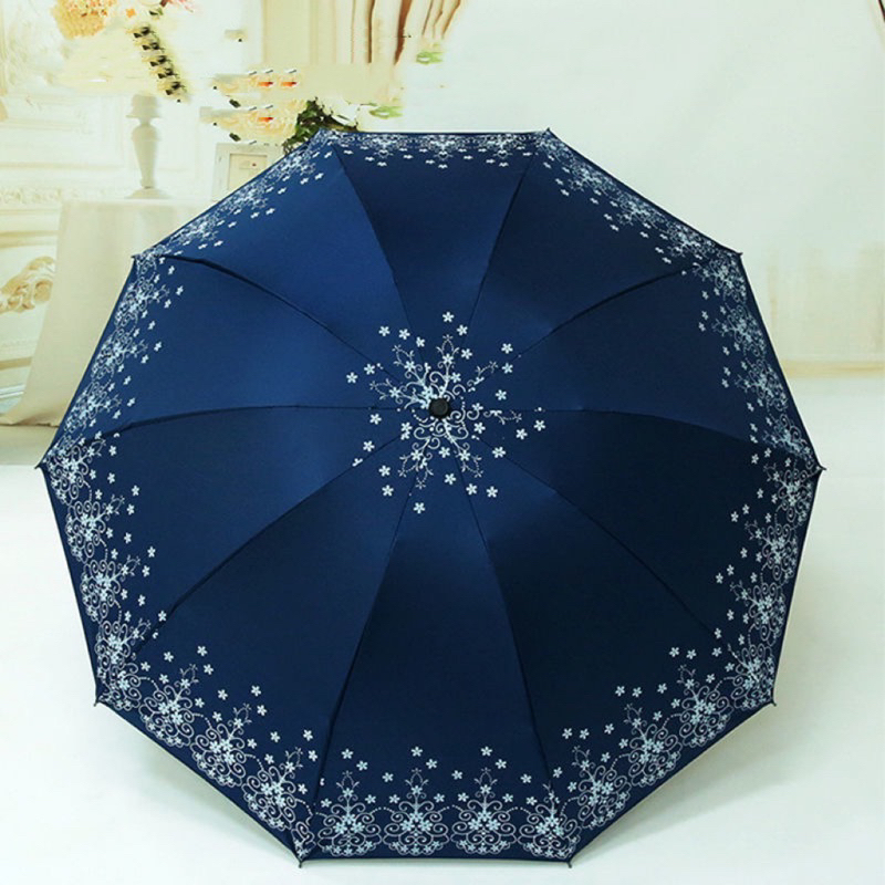 ใหม่🌸 ร่มกันแดด กันยูวี 3 พับ ไม่ต้องพรี สินค้าพร้อมส่งจากไทยจ้า☂️