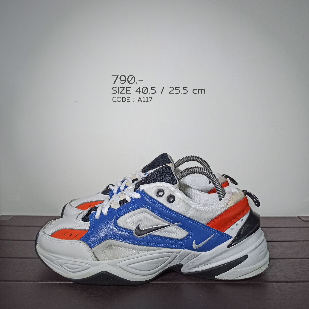 Nike M2K Tekno Mountain Blue 40.5 / 25.5 cm มือสองของแท้100% (A117)