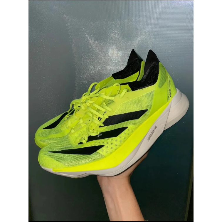 adidas Adizero Adios Pro 3 Rw1 Black and yellow style Running shoes Authentic 100% Sports shoes