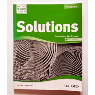 (ประถมปลาย) Solutions Elementary Workbook + CD + เฉลยท้ายเล่ม