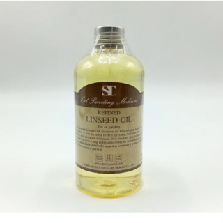 น้ำมันลินสีด เอสที ST Refined Linseed Oil ขนาด 250 ml./ 500 ml.