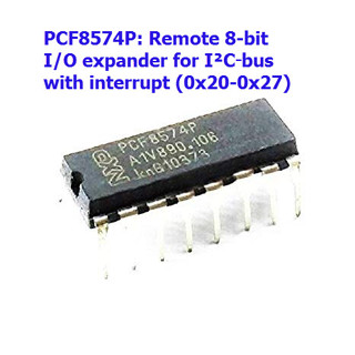 PCF8574P I2C ขยายขาพอร์ท I/O I2C DIP16