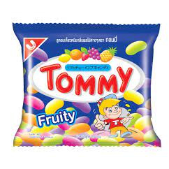 เยลลี่ Tommy ลูกอมเคี้ยวหนึบรสผลไม้