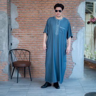 โต๊ปชายแขนสั้น งานพรีเมี่ยม เครื่องแต่งกายสไตล์อาหรับ ใส่วัน…