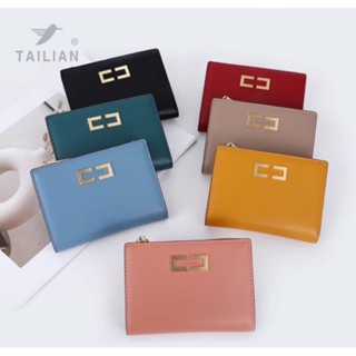 กระเป๋าสตางค์ใบสั้น 2 พับ แบรนด์ TAILIAN (ไต๋เลียน) T2602-303