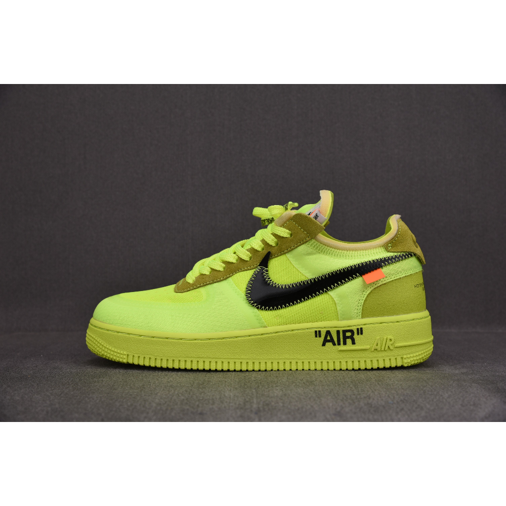 [ Pre - Order ] Air Force 1 Low Off-White " Volt "  Size 40 - 47.5 [ OWF ]