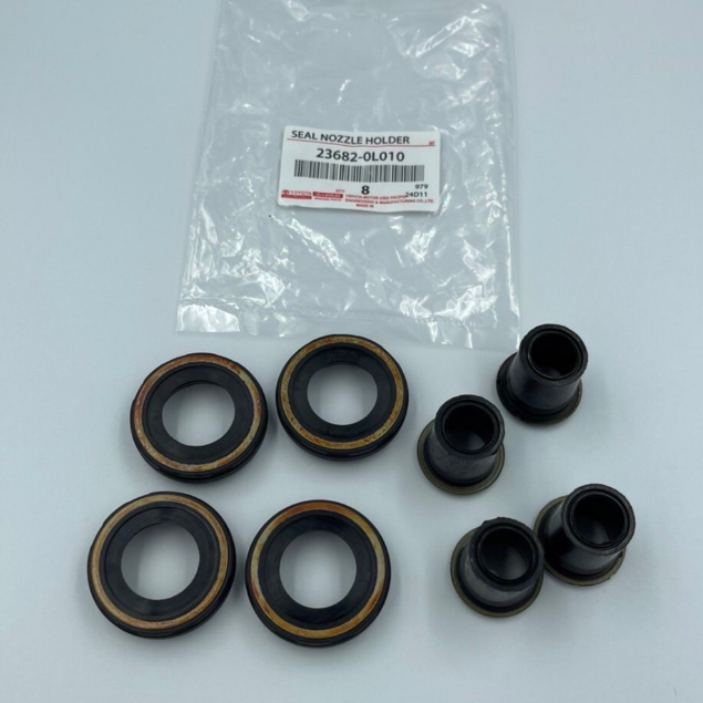 ซีลรองเบ้าหัวฉีด (8ตัวชุด) 23682-0L010 ยี่ห้อTOYOTA รุ่น Vigo,D4D
