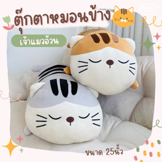 ตุ๊กตาแมว🐱สุดคิ้วท์💕 หมอนข้างน้องแมวผ้านุ่มนิ่ม ราคาถูก พร้อมส่ง มีเก็บปลายทาง🛵