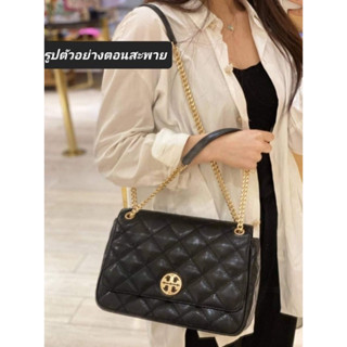 🍀🍀 ใบใหญ่ 11" Tory Burch 87862 Willa Small Shoulder Bag