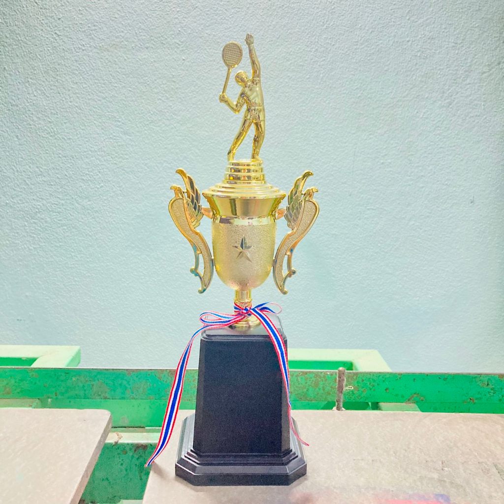 ถ้วยรางวัล แบดมินตัน ราคาถูก (แตร-หงส์) สวย ดูดี มีหลายขนาด สั่ง 3 ใบขึ้นไป ทำป้ายให้ฟรี แจ้งทางแชทครับ