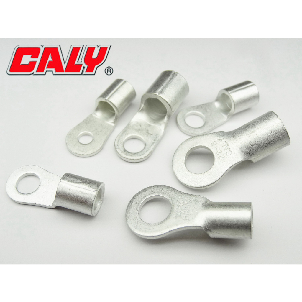 Ring Terminals หางปลากลมเปลือย รุ่น R1.25 R2 R3.5 ยี่ห้อ CALY **ขายยกถุงBAG**