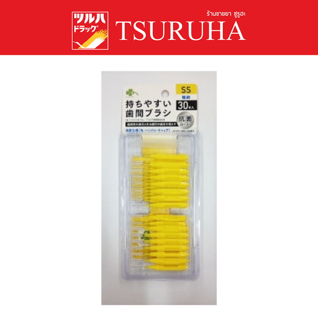 คุราชิ-ริธึ่ม อินเทอเดนเทิล บรัช เอสเอส 30 ชิ้น/Kurashi-rhythm Interdental Brush Ss 30P