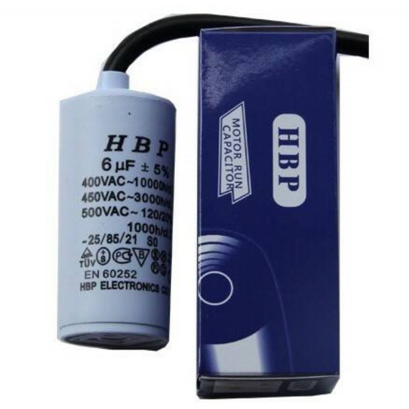C คาปา CAPA AC  มีสาย450VAC 6uf,8uf,10uf,12uf,14uf,16uf,18uf,20uf,25uf,30uf,35uf,40uf,45uf,50uf มอเต