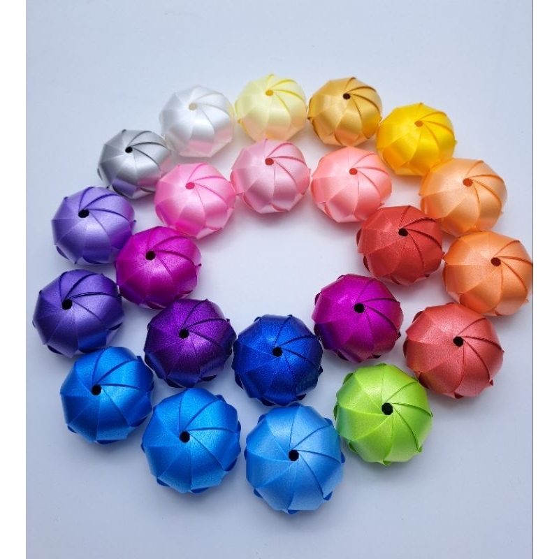 เหรียญโปรยทานตัวเปล่า ลูกส้มสีพื้น ( 100 ลูก )