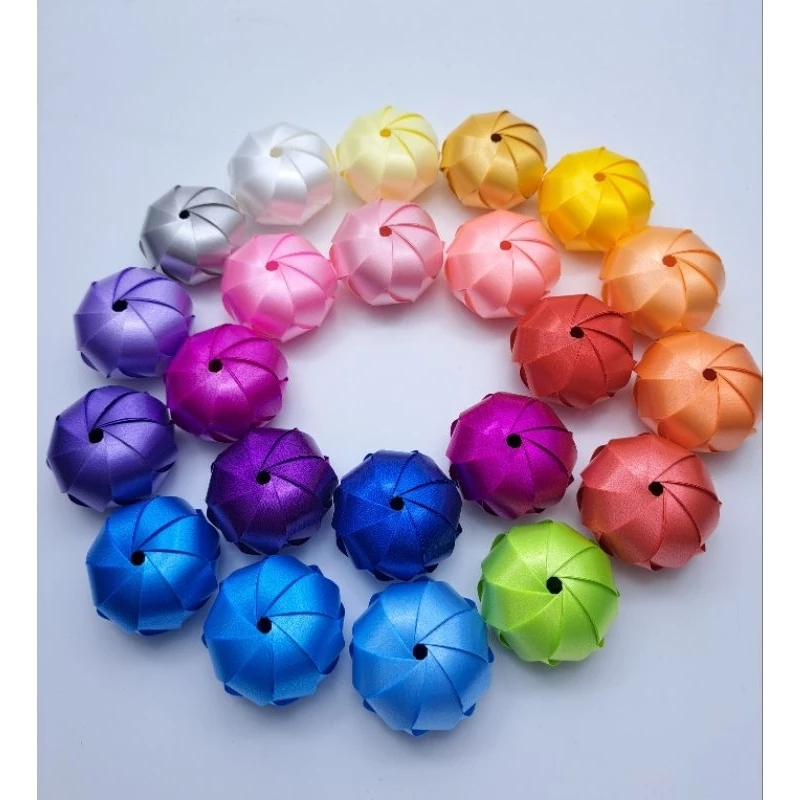 เหรียญโปรยทานตัวเปล่า ลูกส้มสีพื้น ( 100 ลูก )