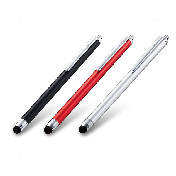 Elecom P-Tpc02Bk ปากกาสไตลัส สัมผัสไวมาก สีดํา สําหรับสมาร์ทโฟน Ipad Android