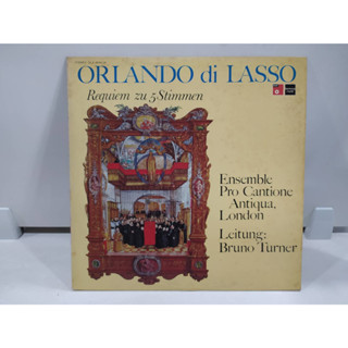 1LP Vinyl Records แผ่นเสียงไวนิล ORLANDO di LASSO  (J18D94)