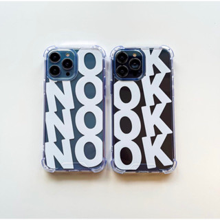 เคสสำหรับไอโฟน พร้อมส่ง ลายOK/ON