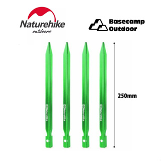 สมอบก Naturehike Aluminum-alloy peg Large 25cm (4 Pack) NH15A009-I