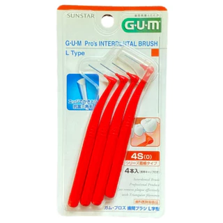 แปรงซอกฟัน GUM รูปตัว L ผลิตจากประเทศญี่ปุ่น